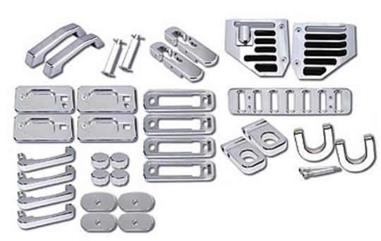 Pro One Hummer H2 Exterior Chrome Billet Dress Up Kit SAVE